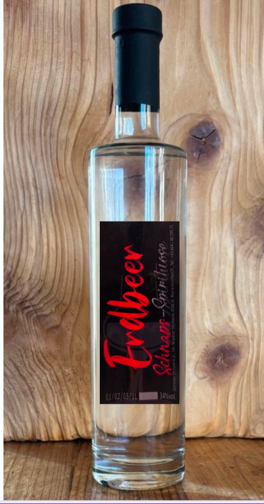 Erdbeer Schnaps